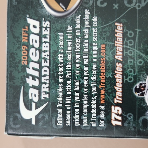 NIB 2009 NFL Fathead Tradeables - 5 Unique Images 5" X 7" Moveable Peel-N-Stick - Picture 8 of 9